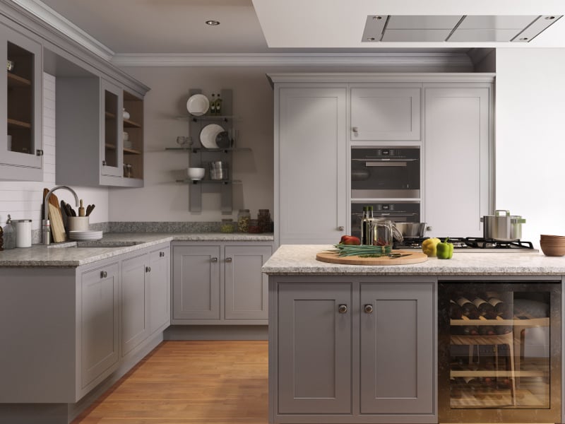 Island modular kitchen